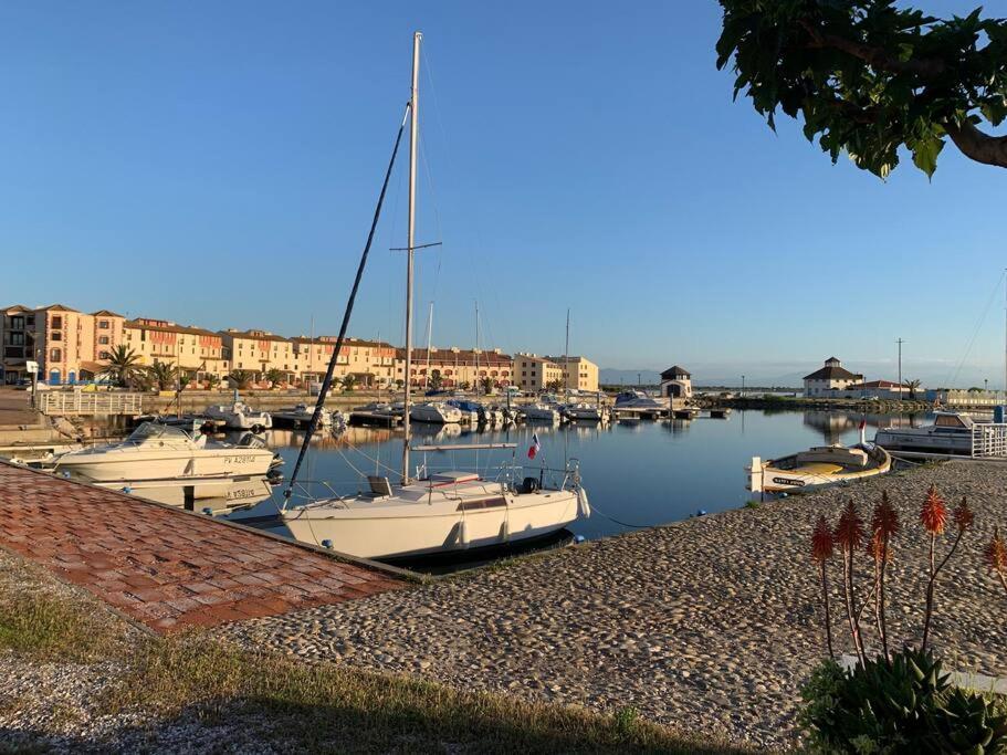 Apartament T2 Neuf + Bateau / Piscine Super Infrastructures Le Barcarès Zewnętrze zdjęcie